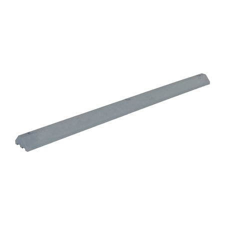 Vestil Car Stop, Plastic, 3.25 Height, 72 Length, 25, Gray CS-33-G